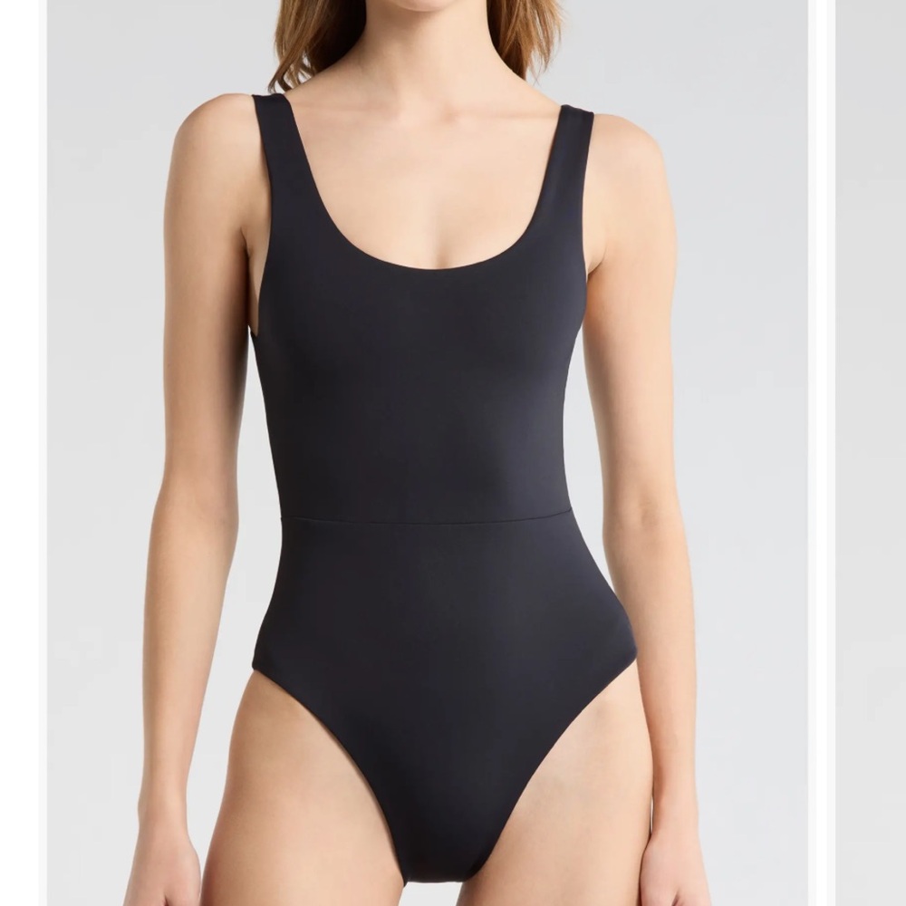 Left on Friday Double Scoop One-Piece Swimsuit